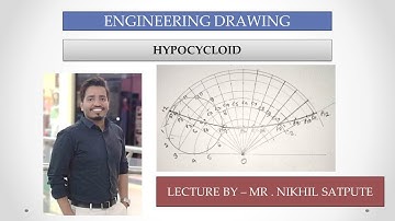 Engineering Drawing | Hypocycloid | Easy Drawing Techniques | Learn with nikhil