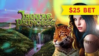 Jaguar Princess Slot - $25 Max Bet - NICE SESSION!