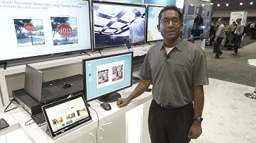 Cadence Demo of Next-gen On-device and Edge AI Using a Tensilica Turnkey AI Accelerator Solution