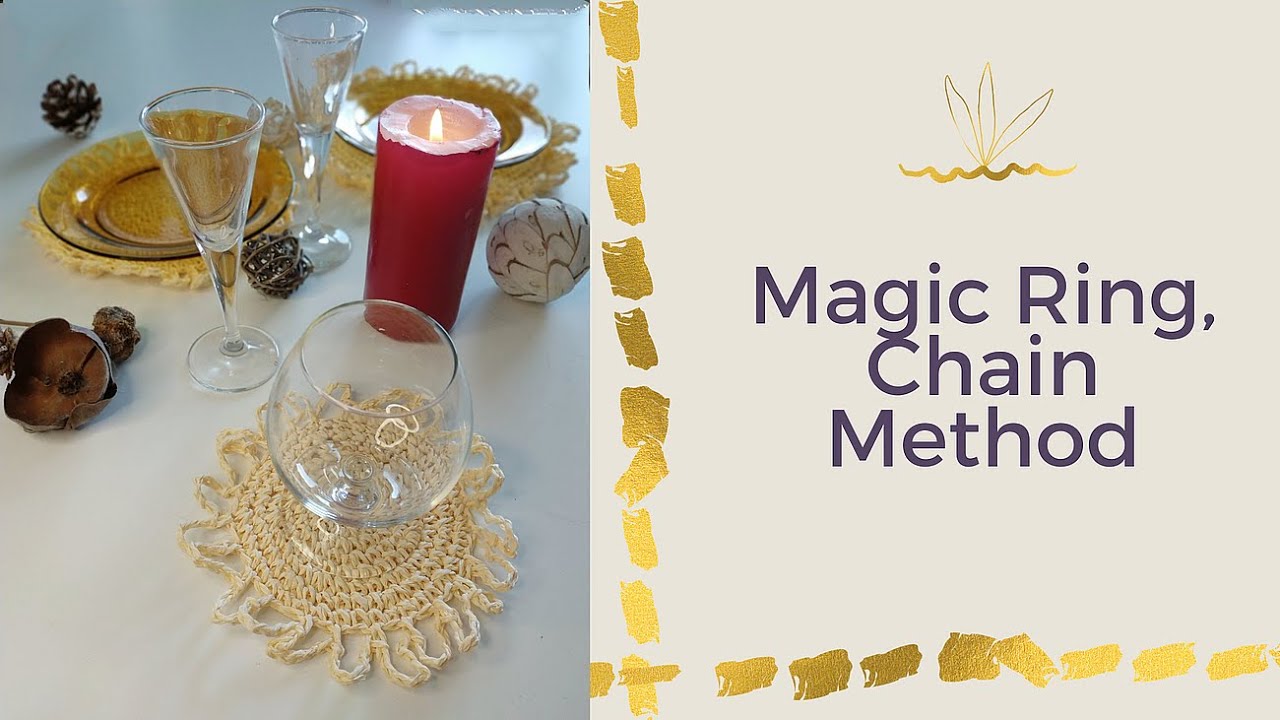 Magic Ring, Chain Method - YouTube