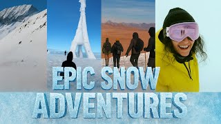 “Epic Snow Adventures”#SnowAdventures #WinterWonderland #EpicJourneys #AdventureTime