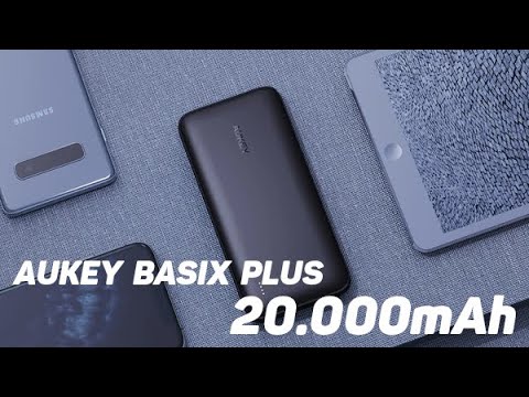 Sạc dự phòng 20k siêu xịn của AUKEY Basix Plus PD 3.0, Quick Charge 3.0 !!!