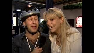 Playboy TV's Helmetcam Man roams the convention floor at 1999 CES Adult Expo