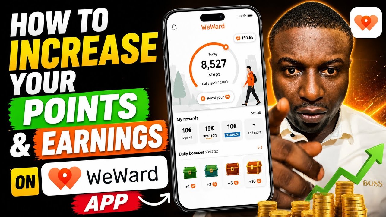 How to increase your points and earning on Weward App - YouTube