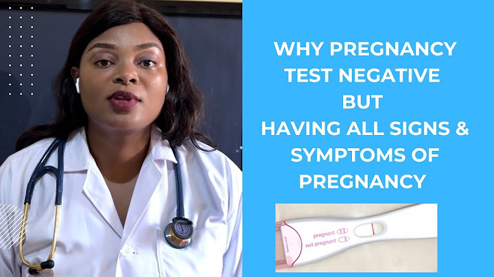 Pregnancy symptoms before missed period negative test