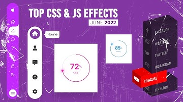 Top CSS & Javascript Effects | June 2022 @OnlineTutorialsYT