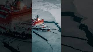 Icebreaker Ships In Antarctica