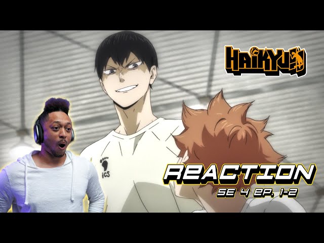 Hinata salty!! Haikyuu season 4 Episode 1-2 Reaction 