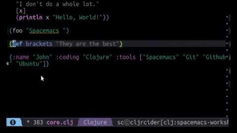 Spacemacs: smart parens kill in Clojure code