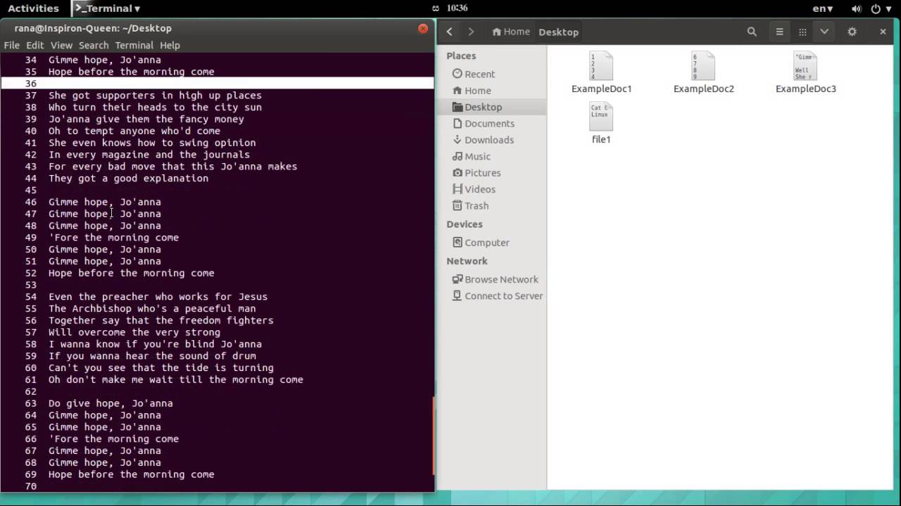 Linux Basics - cat Command (Part 01) - YouTube