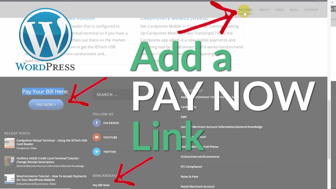 Pay add. WORDPRESS Tutorial in youtube. PAYNOW И DUITNOW. How to add image to WORDPRESS by link.