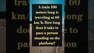 Can You Solve This Train Puzzle in 10 Seconds? 🚂💨