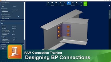Designing Bent Plate (BP) Connections in RAM Connection