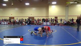 2018 Marine Corps US Open/Masters C Greco Roman 78 RR Rnd 3 - Jon Banko (PWC) Vs. Dennis Gransbery