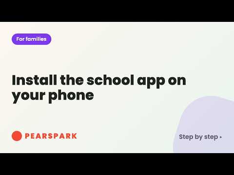 Video thumbnail: Install the school app on your phone