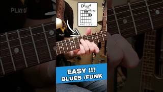 EASY!!!! Blues &amp; Funk Guitar Chords #guitar