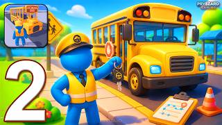School Driver - Gameplay Walkthrough Part 2 - School Bus City Driver (iOS, Android) screenshot 4