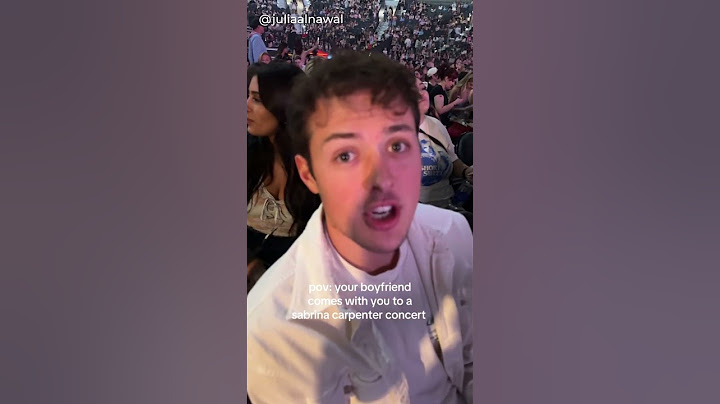 He wasn't enjoying Sabrina Carpenter's concert until this happened 😂