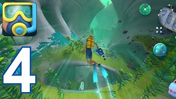 Aquatica -- underwater Adventure - gameplay walkthrough | Part 4 - Bubble Gun (iOS, Android)