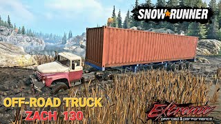 SnowRunner: Best Offroad Truck For Container Trailer - ZACH 130