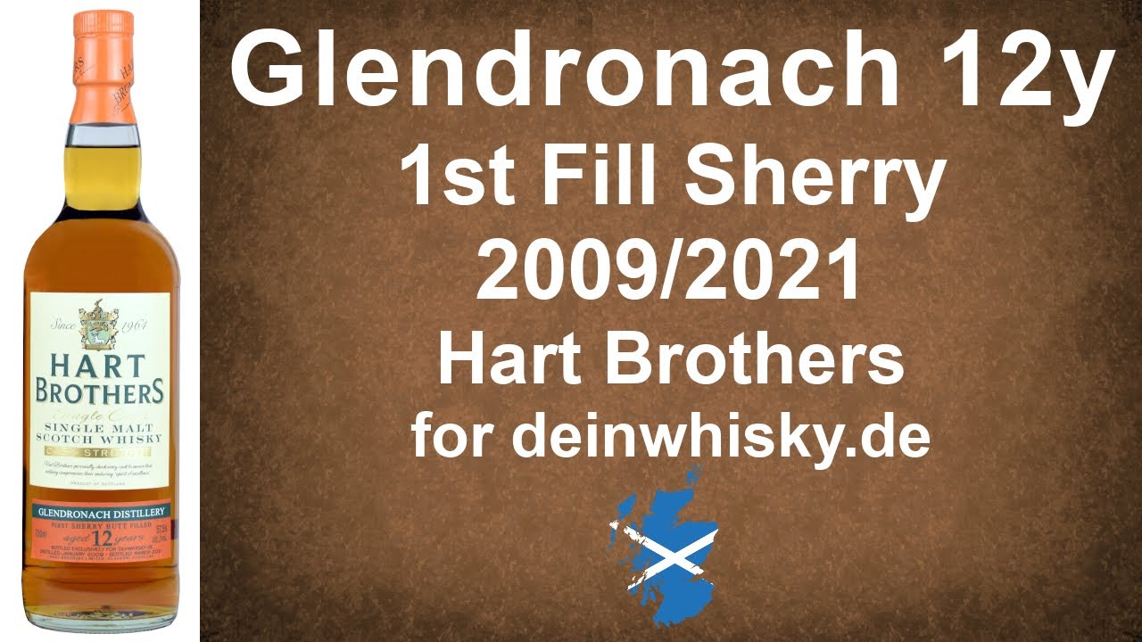 Glendronach 12 years 1st Fill Sherry Hart Brothers for deinwhisky.de Scotch Review by WhiskyJason