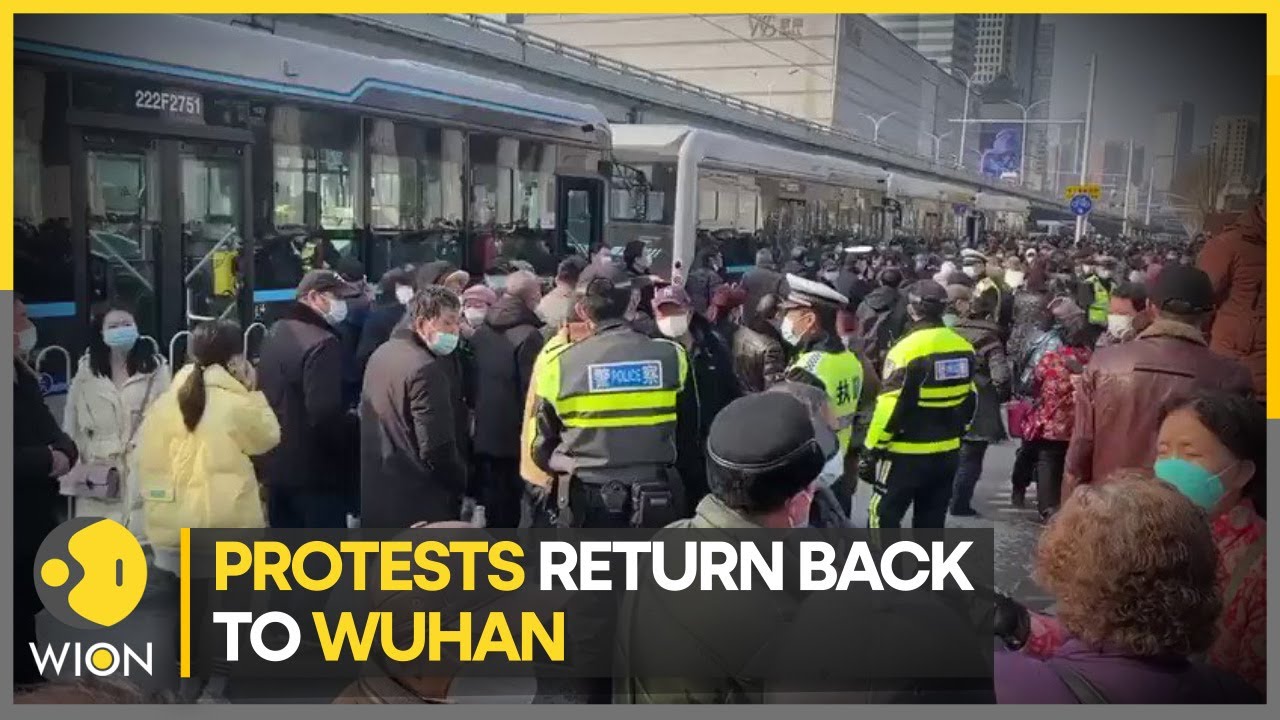 Wuhan Protests: Hundreds of people angered over health insurance cuts | Latest English News | WION