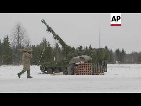 NATO allies hold winter drills in Estonia