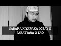 Sabap a kiyapaka lobay o paratayaya o tao ahmadnur paratyayakaribatan