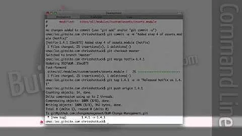 49. How to create, deploy and clean up a hotfix branch (a Drupal how-to)