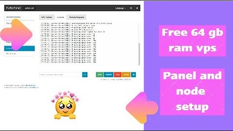 How to setup panel on free 64gb ram vps || Deadlox  ||