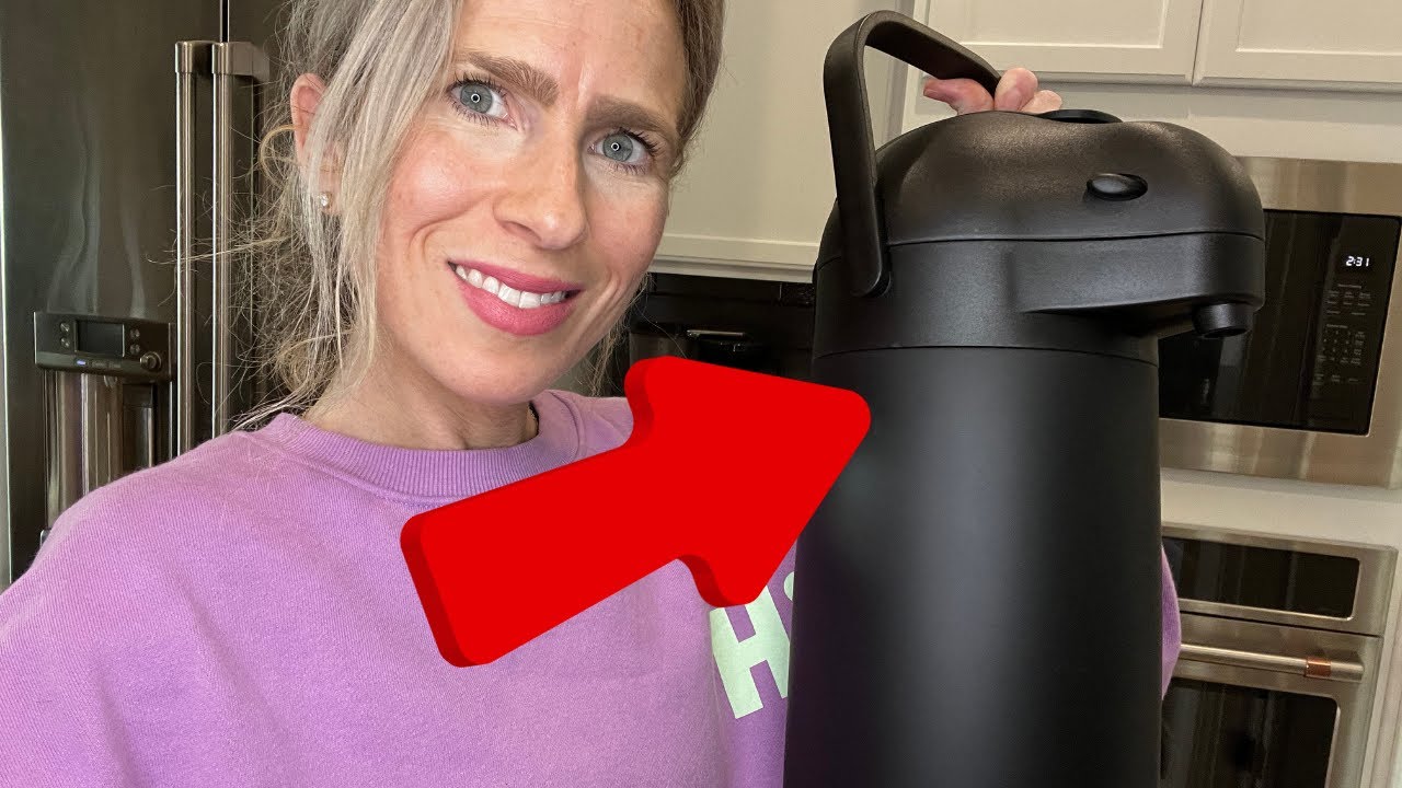 Real Life REVIEW and DEMO of the Cresimo Air Pump Coffee Carafe Dispenser