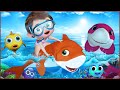 Baby Shark&#39;s Happy Family 🦈👨‍👩‍👧‍👦🎶 - baby song - Nursery Rhymes | Banana Cartoon