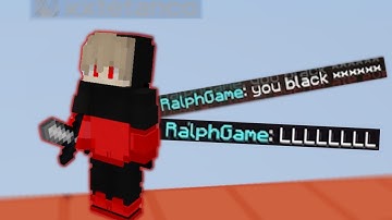 Comeback against a TOXIC & RACIST player in Bridge?! (Hypixel)