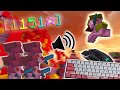 Crazy Bedwars 1V4 Clutches with Keyboard and Mouse Sounds