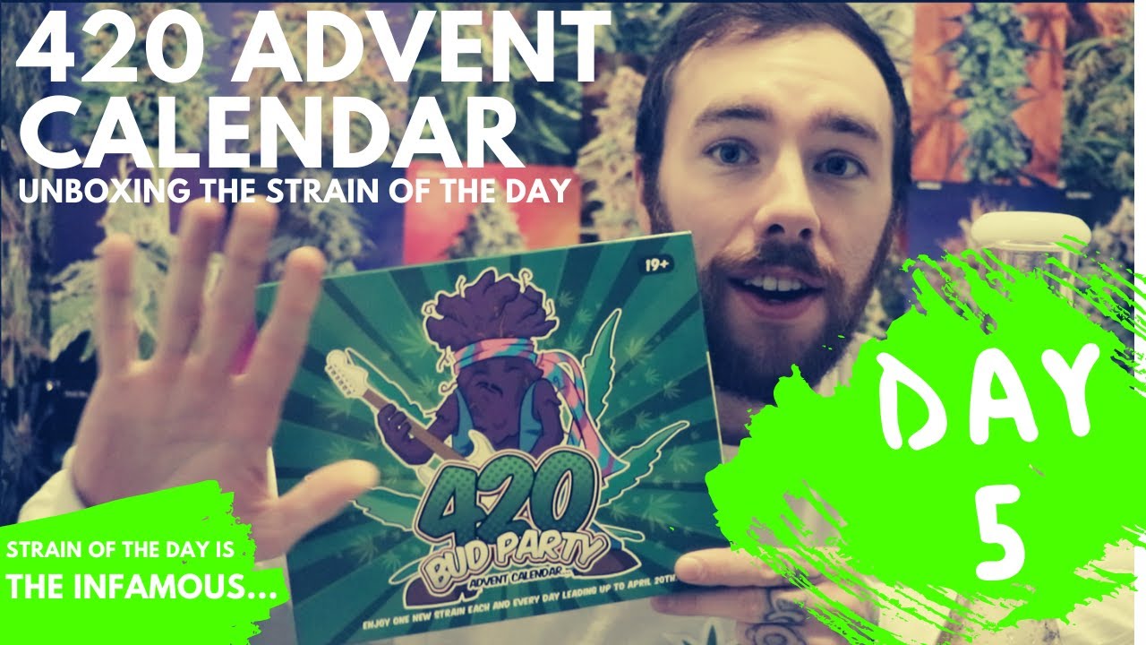 Day 5: Girl Scout Cookies (GSC) Marijuana Strain Review - 420 Cannabis Advent Calendar Unboxing