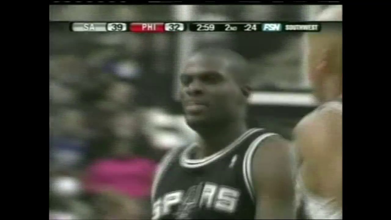 Nazr Mohammed 18 Points @ Philadelphia, 2005-06.