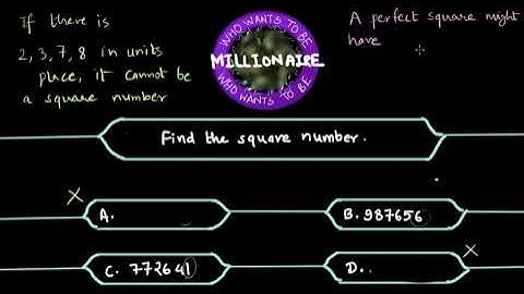 Properties of Square numbers | Unit 5 | NCERT math Class 8| Khan Academy