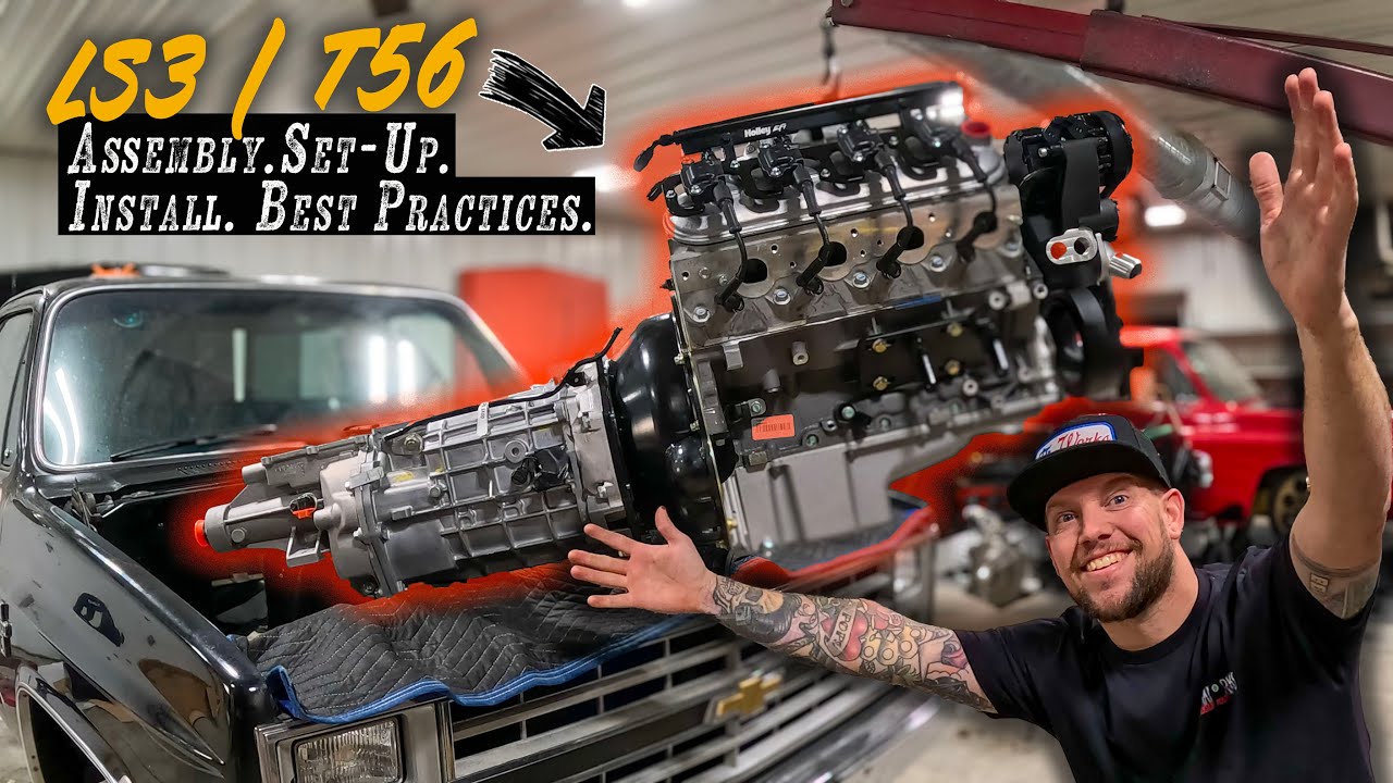 Наш гоночный грузовик Squarebody получает 6-ступенчатую коробку передач LS3 / T56!