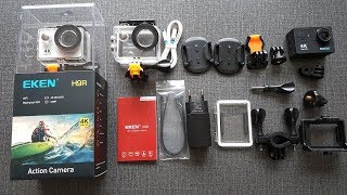 Eken h9r unboxing & features hindi | 4k action camera