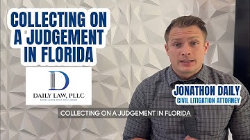Collecting a Judgement in Florida: Writ of Execution, Garnishment, and Levy Explained