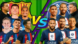 2023 Psg 2023 Fcb Messi - Neymar - Mbappe - Pedri - Lewandowski - Verratti