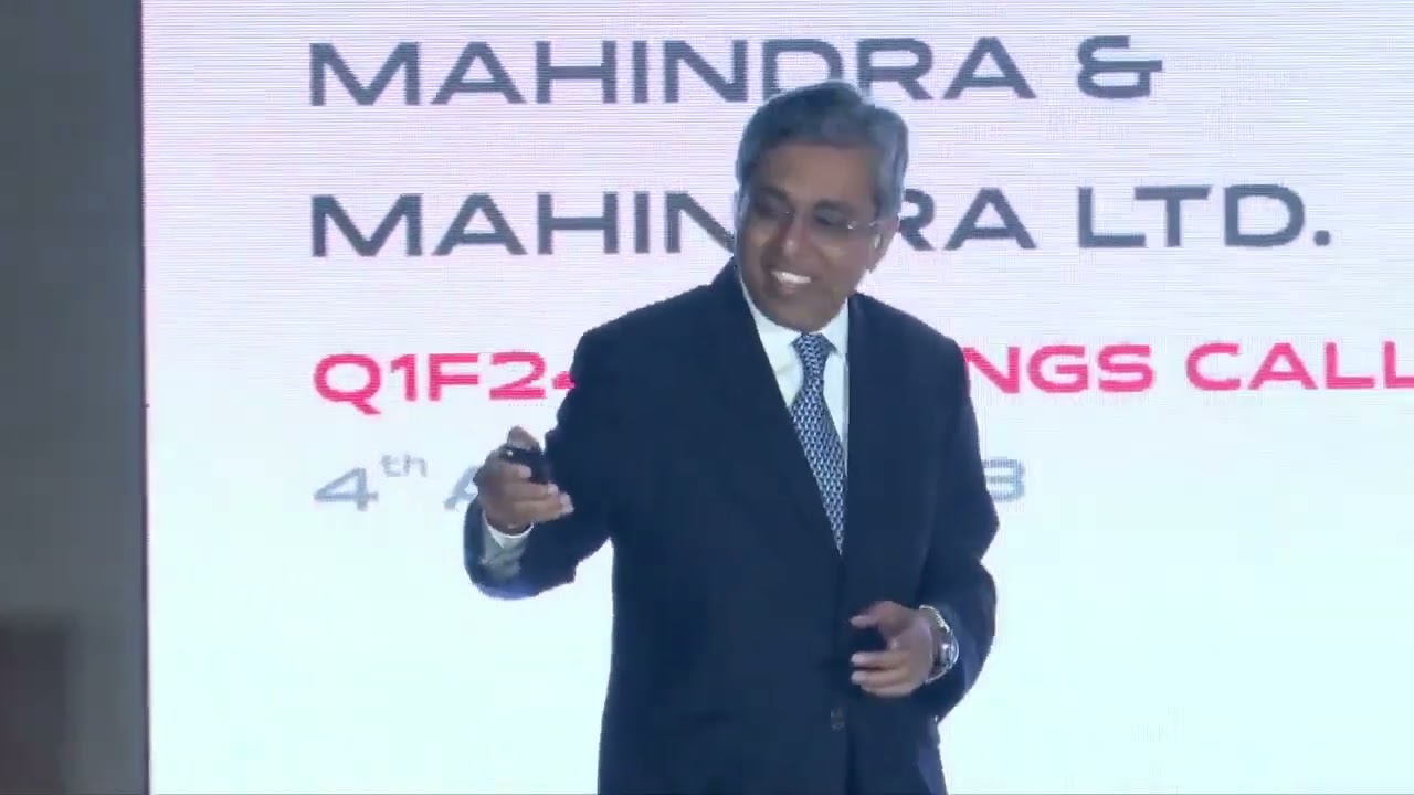 Mahindra M&M Results Earnings Call for Q1FY24 Mahindra 