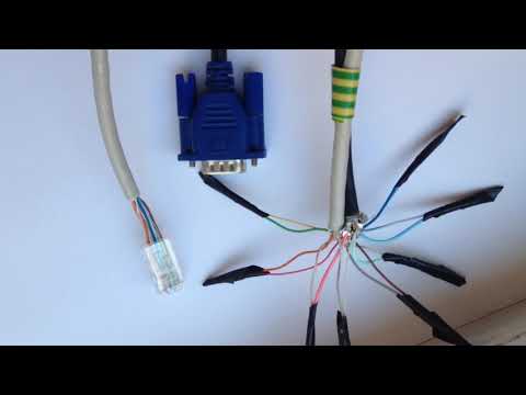 VGA video signal over Ethernet cable