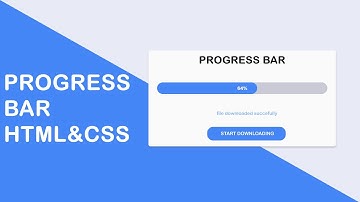 Progress Bar Using HTML, CSS & JAVASCRIPT