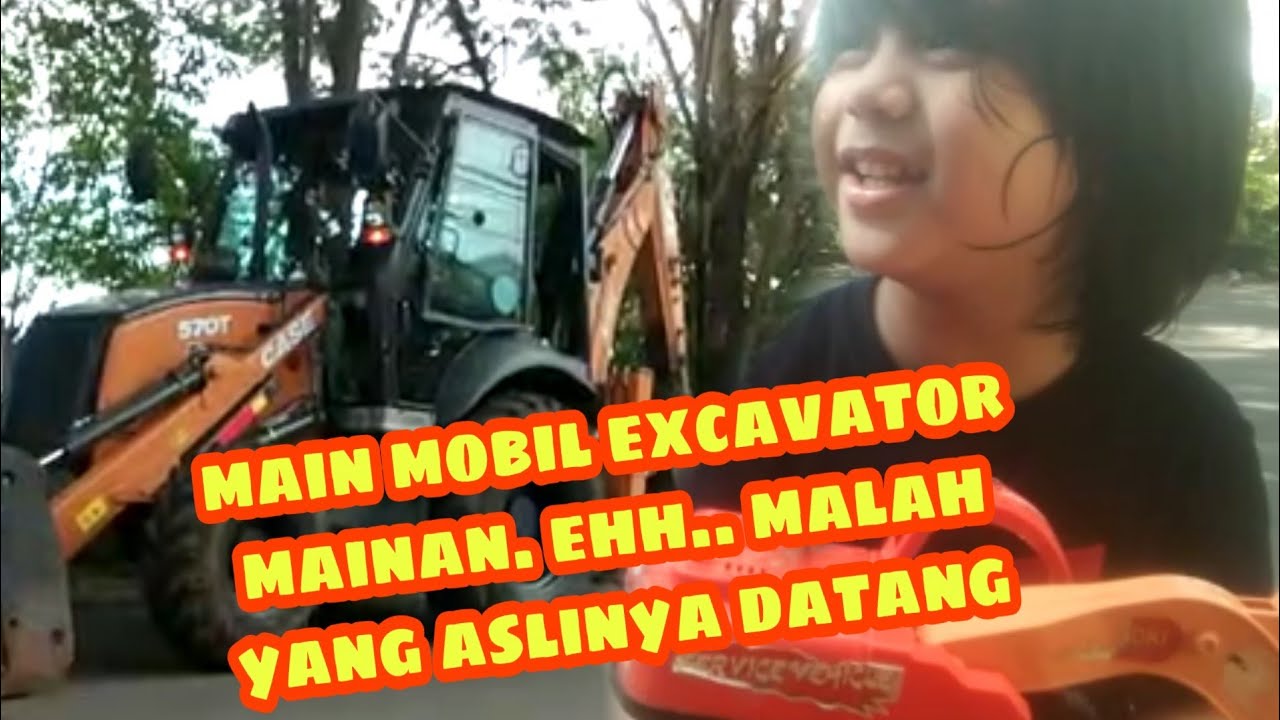  Main mobil mobilan excavator eh malah yang aslinya 