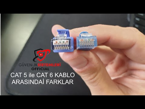 Cat 5 ile Cat 6 Kablo Arasındaki Farklar l İp kamera Kurulumunda Hangi Tip Kablo Kullanılmalıdır