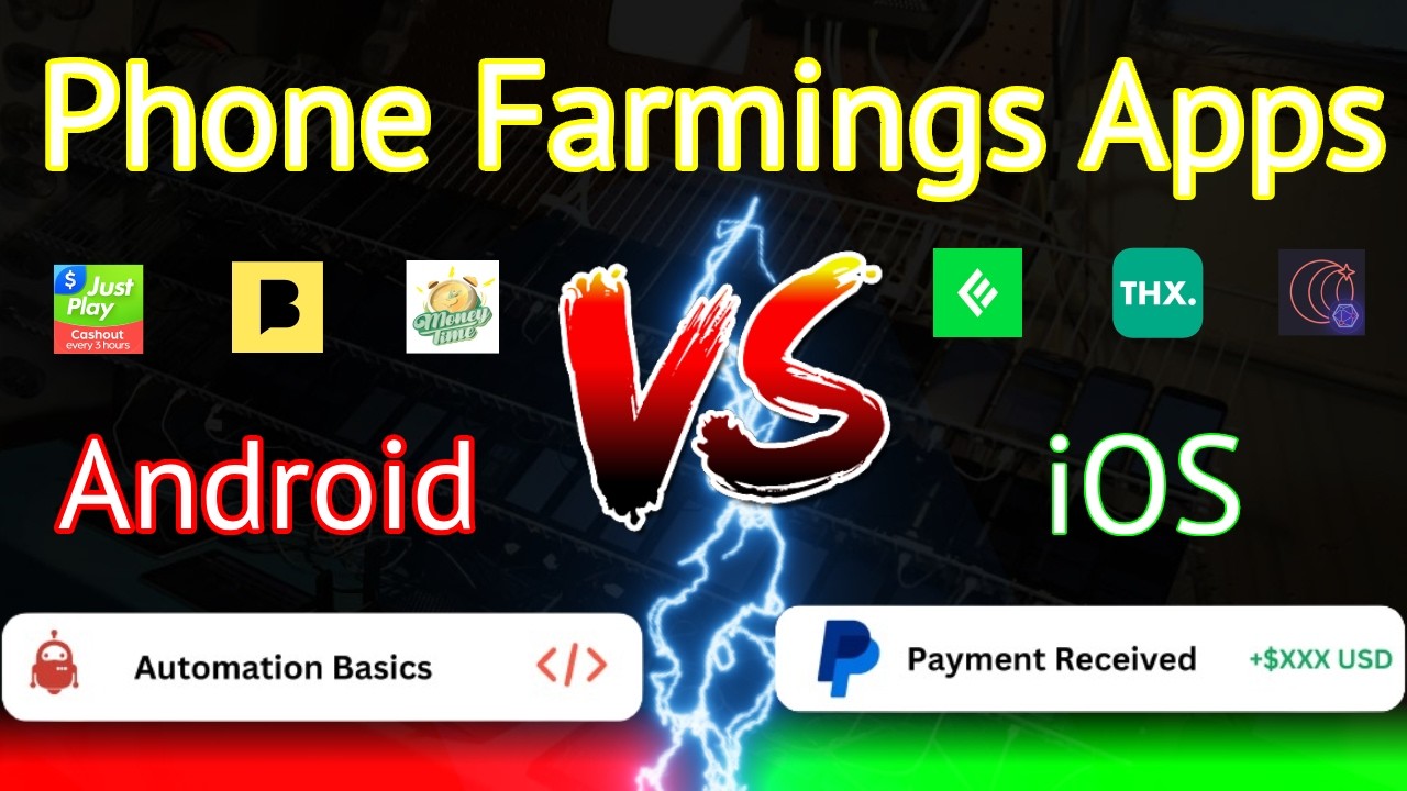 iOS vs Android: Best Phone Farming Apps - YouTube