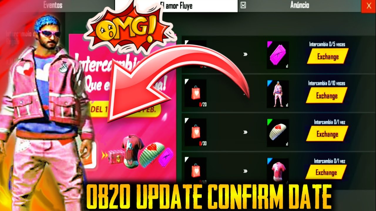 New Event Free Dresses Ob20 Update Confirm Date Garena Free Fire Gamers Zone Ffgz1m Youtube