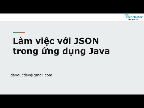 Video: Làm cách nào để thoát khỏi chuỗi JSON trong Java?