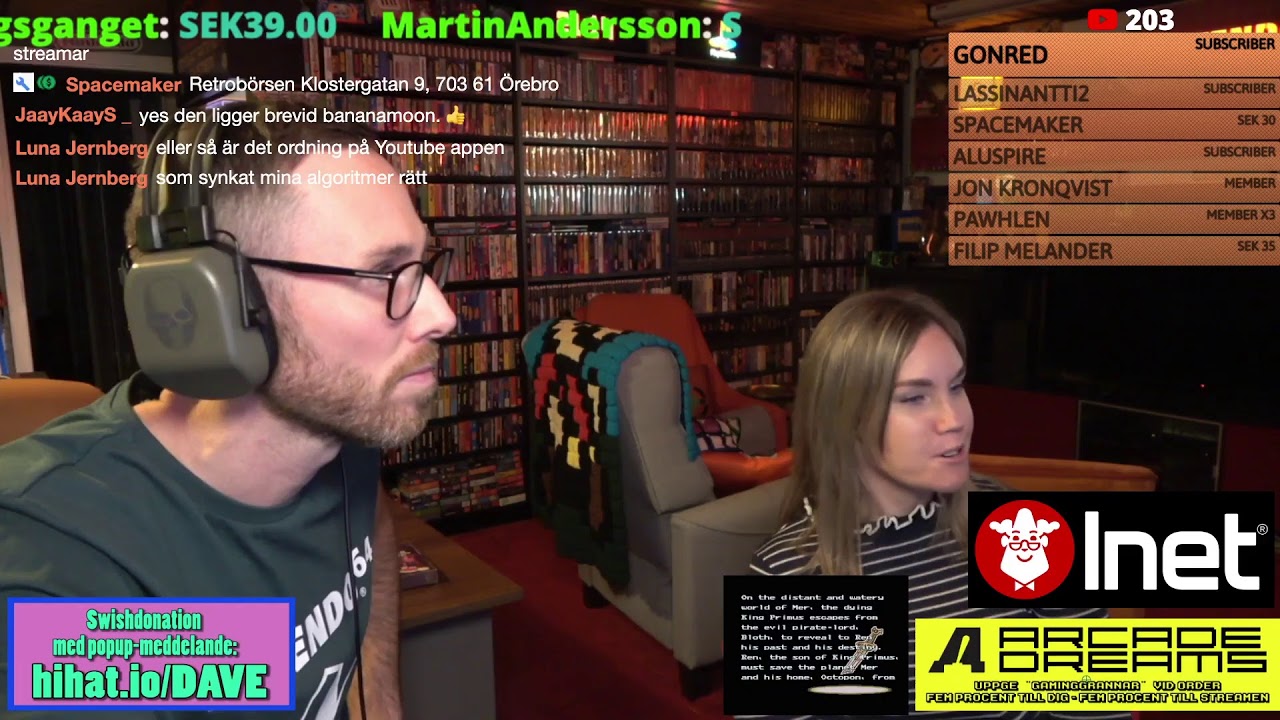 GamingGrannar Livestream: DAVE & EKKen spelar SNES!